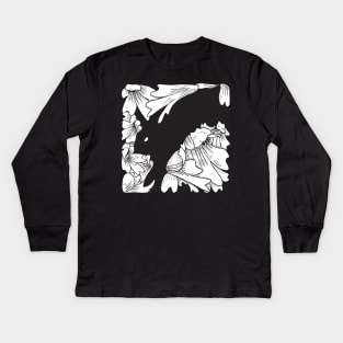 The Black Rabbit Kids Long Sleeve T-Shirt